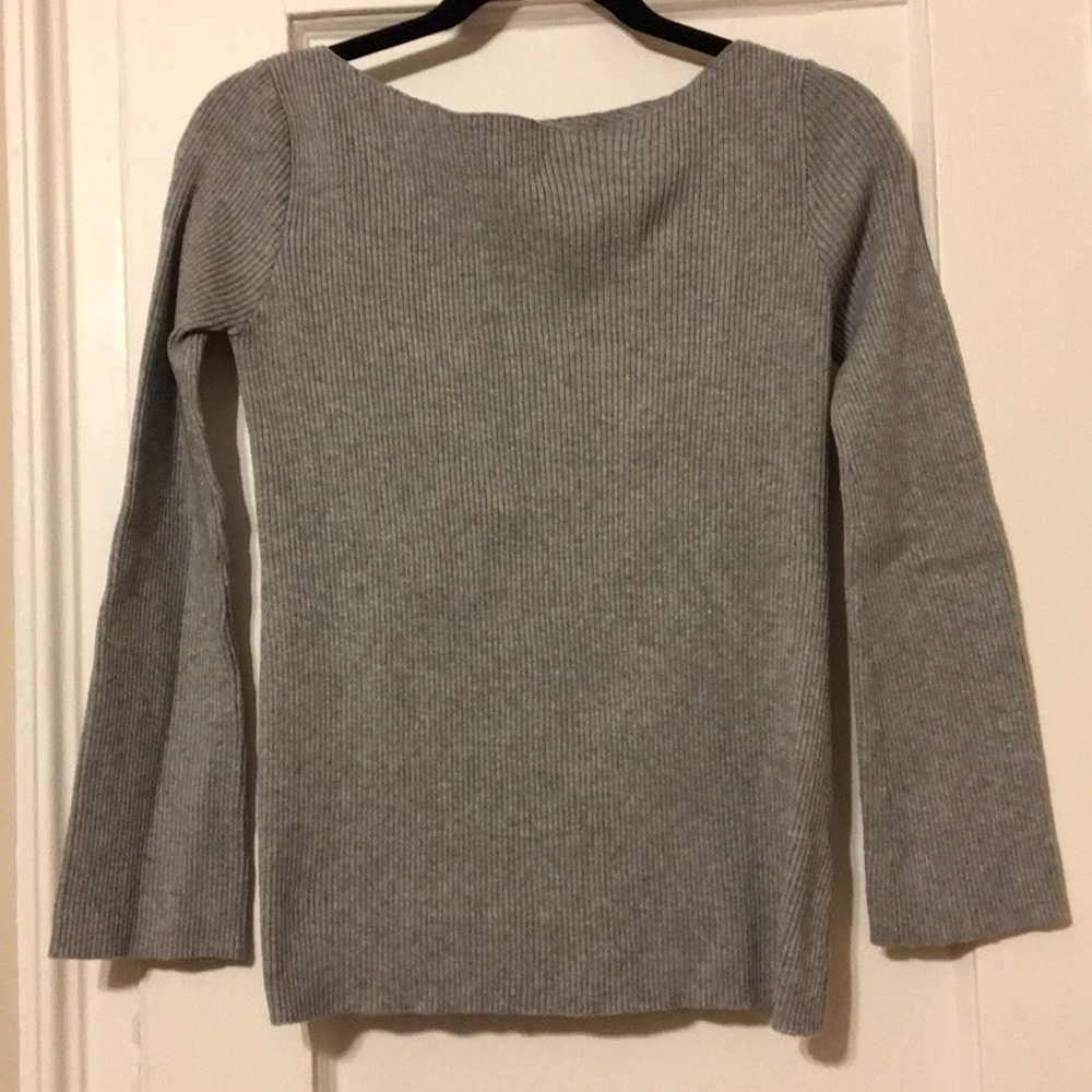 Zara Knit Sweater with Criss Cross Crop Back